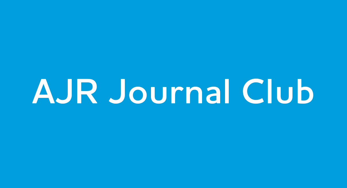 Graphic: AJR Journal Club