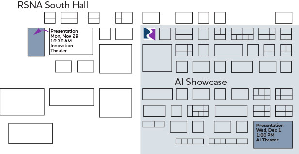 Map of RSNA floor