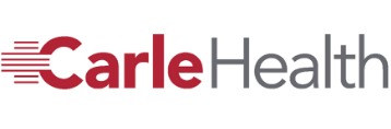 Carle Health logo, a healthcare system partnering with Riverain Technologies to integrate AI into radiology diagnostic workflows.