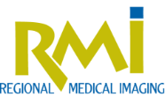 Regional Medical Imaging (RMI) logo, a radiology practice partnering with Riverain Technologies for AI-enhanced diagnostic imaging services.