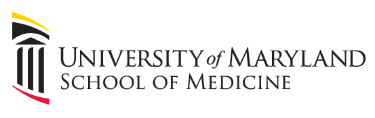 University of Maryland School of Medicine logo, an academic partner collaborating with Riverain Technologies on AI-powered diagnostic imaging research.