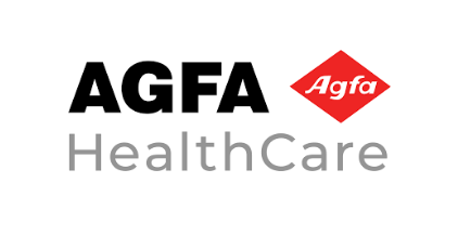 AGFA HealthCare partner logo, integrating Riverain Technologies ClearRead AI tools with Agfa enterprise imaging and PACS solutions for radiology departments.